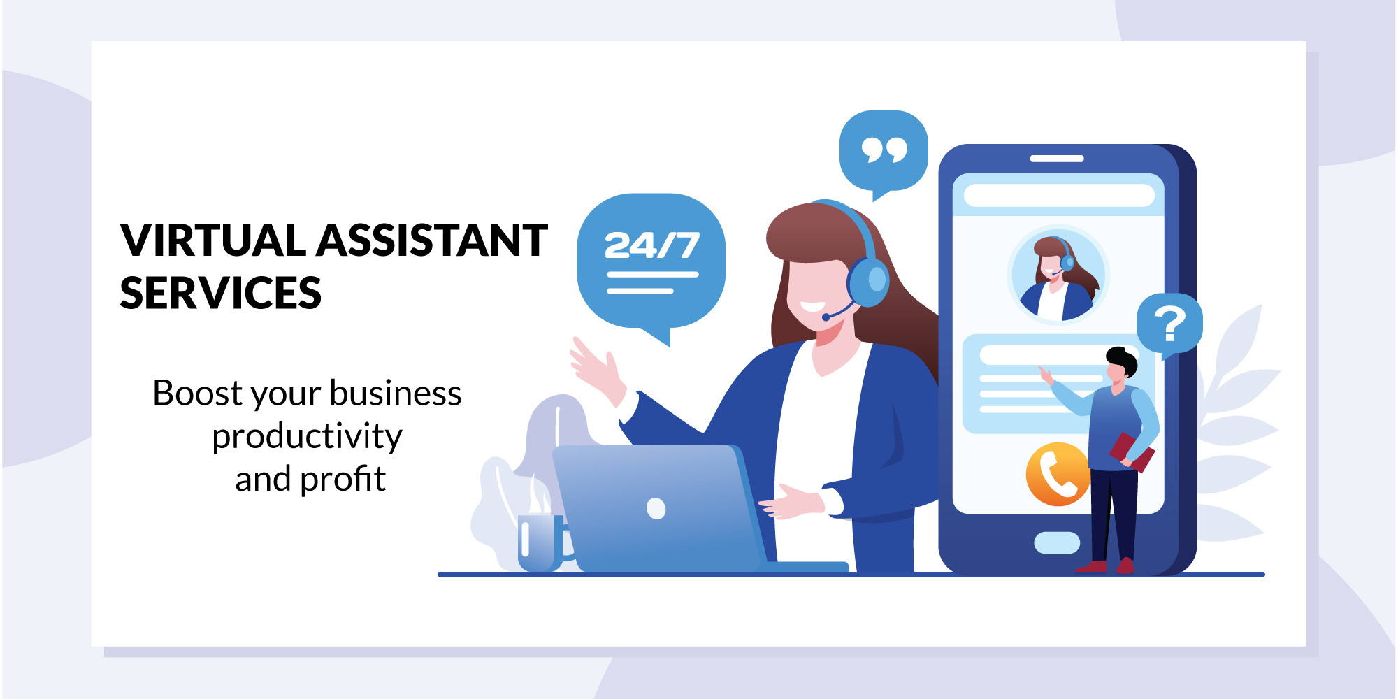 virtual assistant services infographic -image